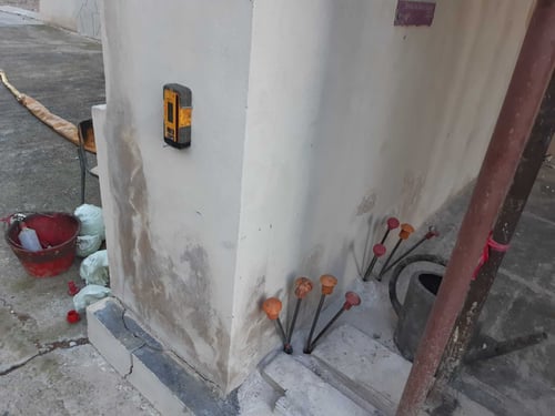 Ejemplo de posicionamiento de las inyecciones