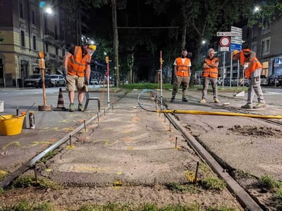 Inyección superficial, fisuras en asfalto