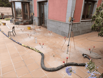 Intervención con inyecciones de resina