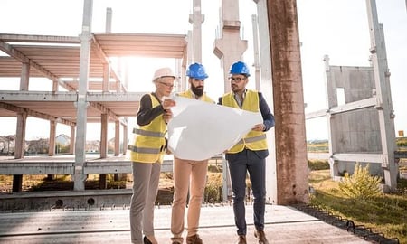 Estudio del plano en una obra
