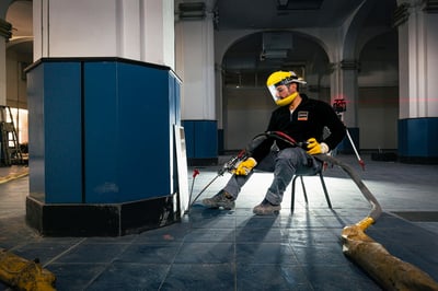 Inyección de resina