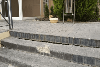 Hundimiento de una escalera