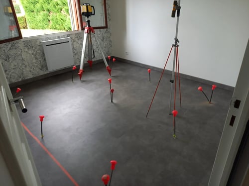 ejemplo de una intervención realizada en la habitación de una vivienda.