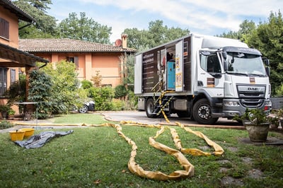 Camión taller de Uretek