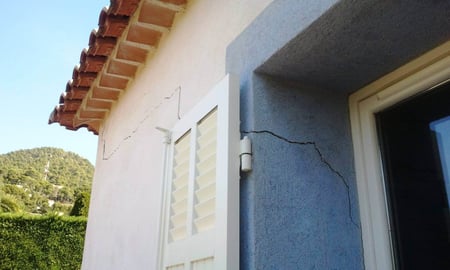 Grietas en las paredes