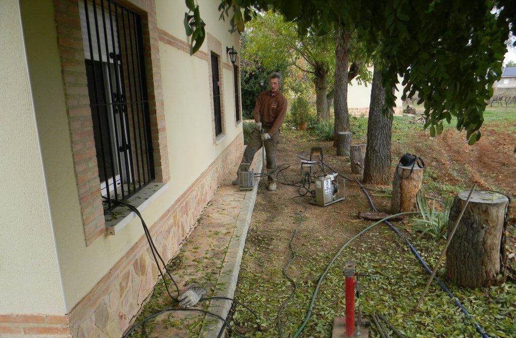 Realización de ensayo penetrométrico