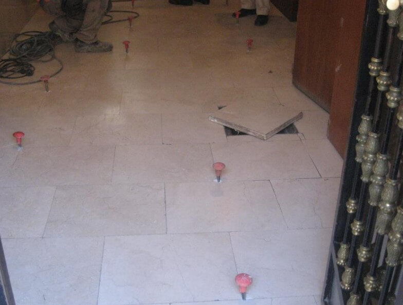 Malla de inyecciones