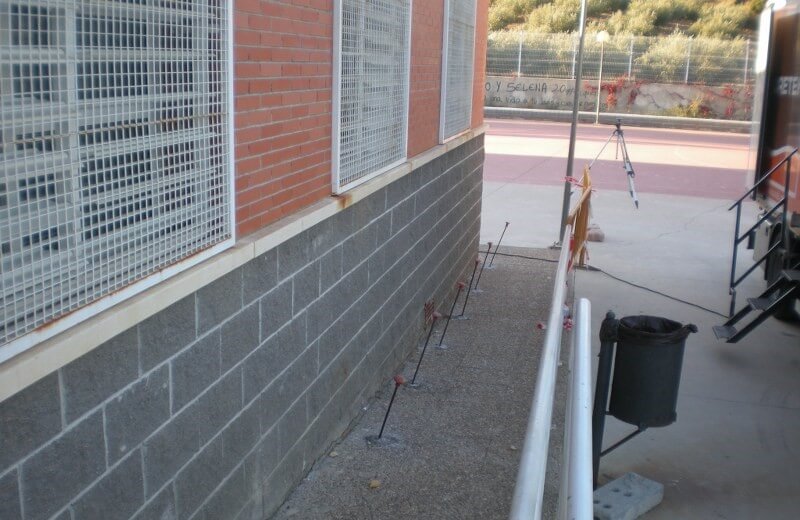 Malla de inyecciones