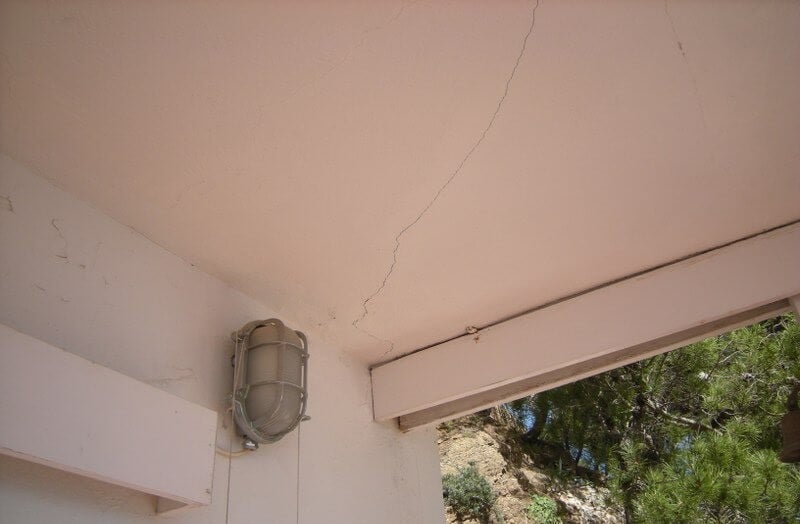 Grietas en el techo