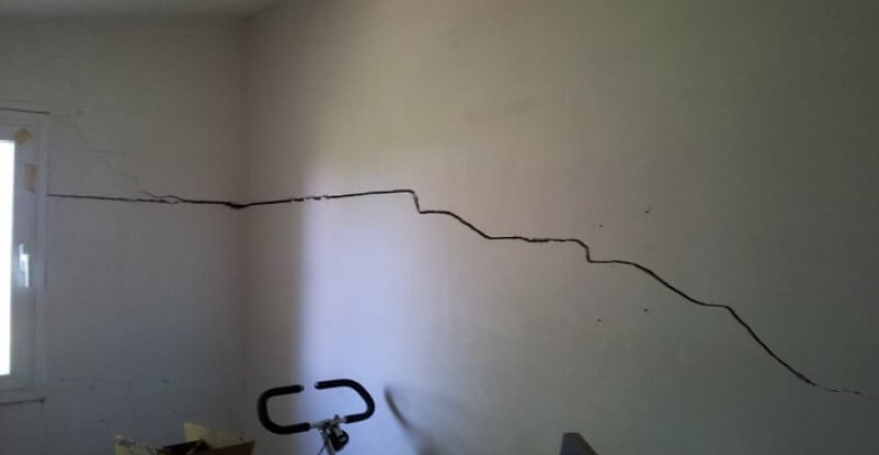 Grietas en la pared