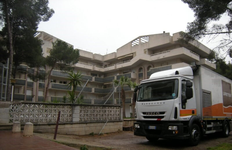 Instalación del camión taller