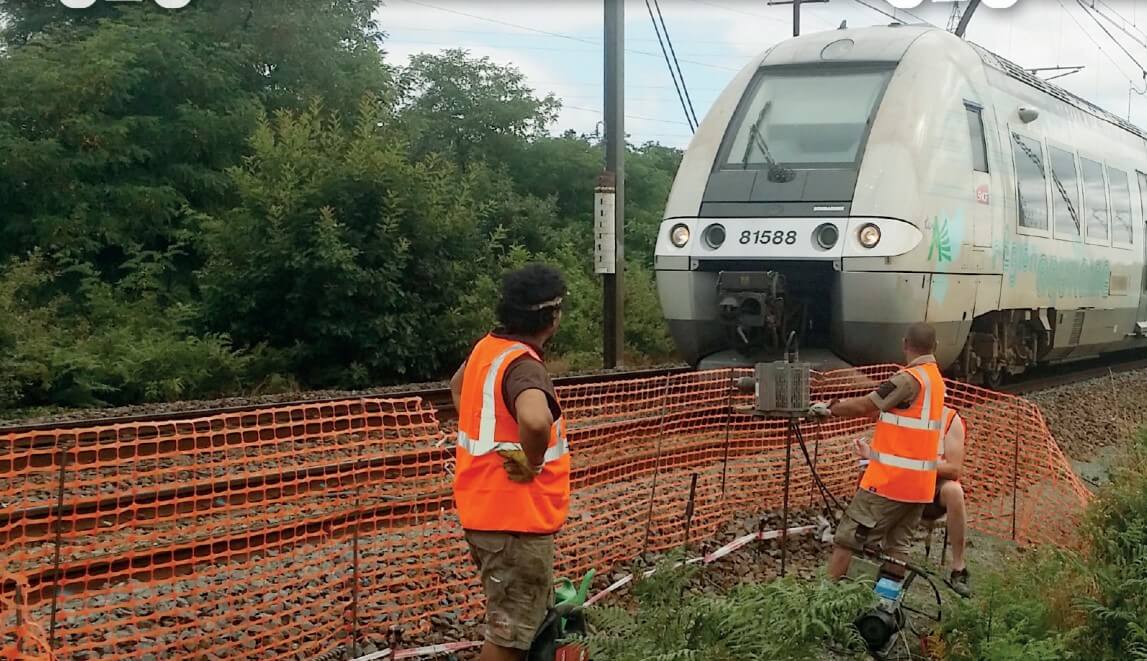 Estabilización de la vía ferroviaria