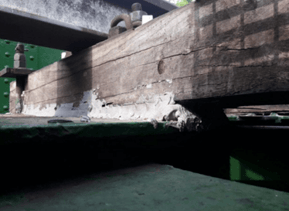 Intervención de Uretek para el relleno de traviesas