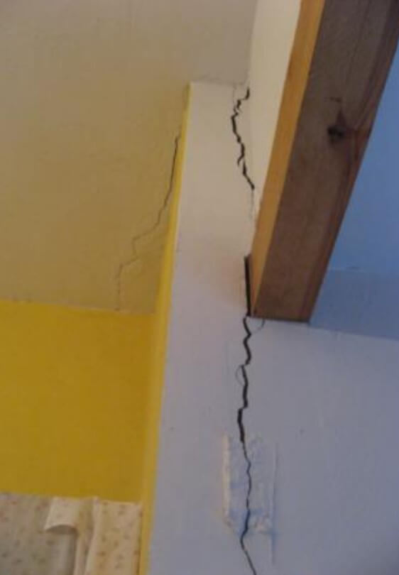 Grietas en el techo