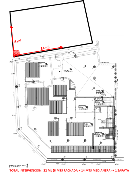 Plano de la zona de intervención