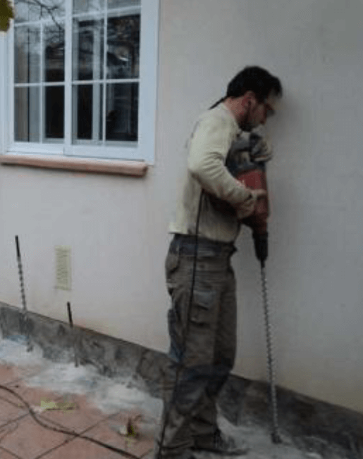 Perforación del terreno