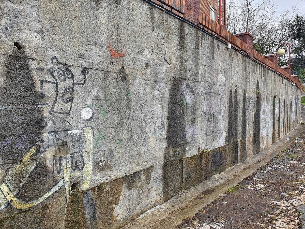 Estabilización de un muro de contención