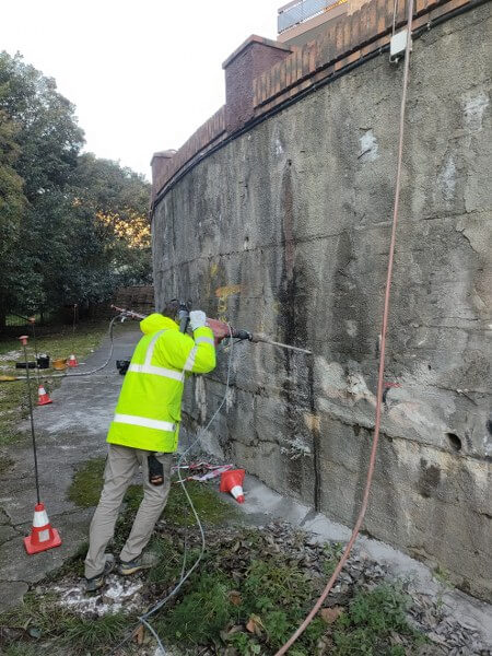 Perforación del muro