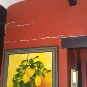 Grietas en las paredes