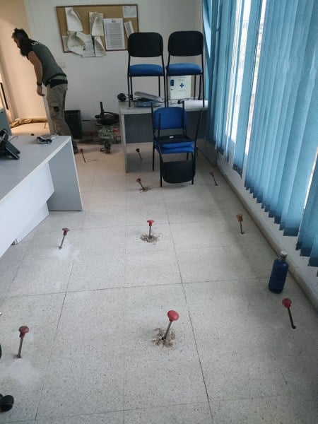 Inyecciones de resina en el terreno