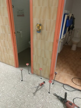 Puntos de inyección en el interior