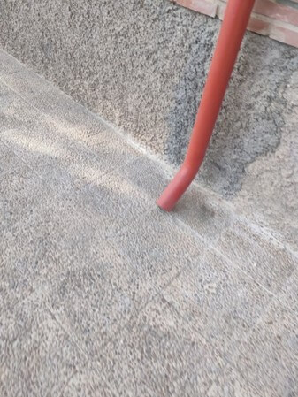 Sellado de los orificios