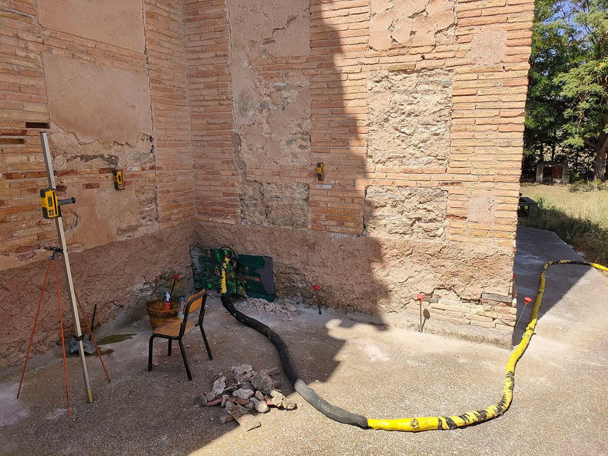 Inyecciones de resina en el terreno