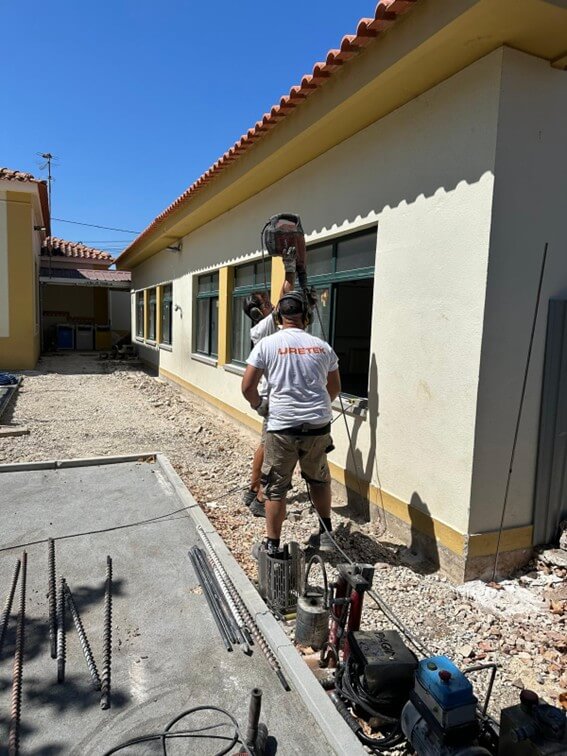 Perforación del terreno