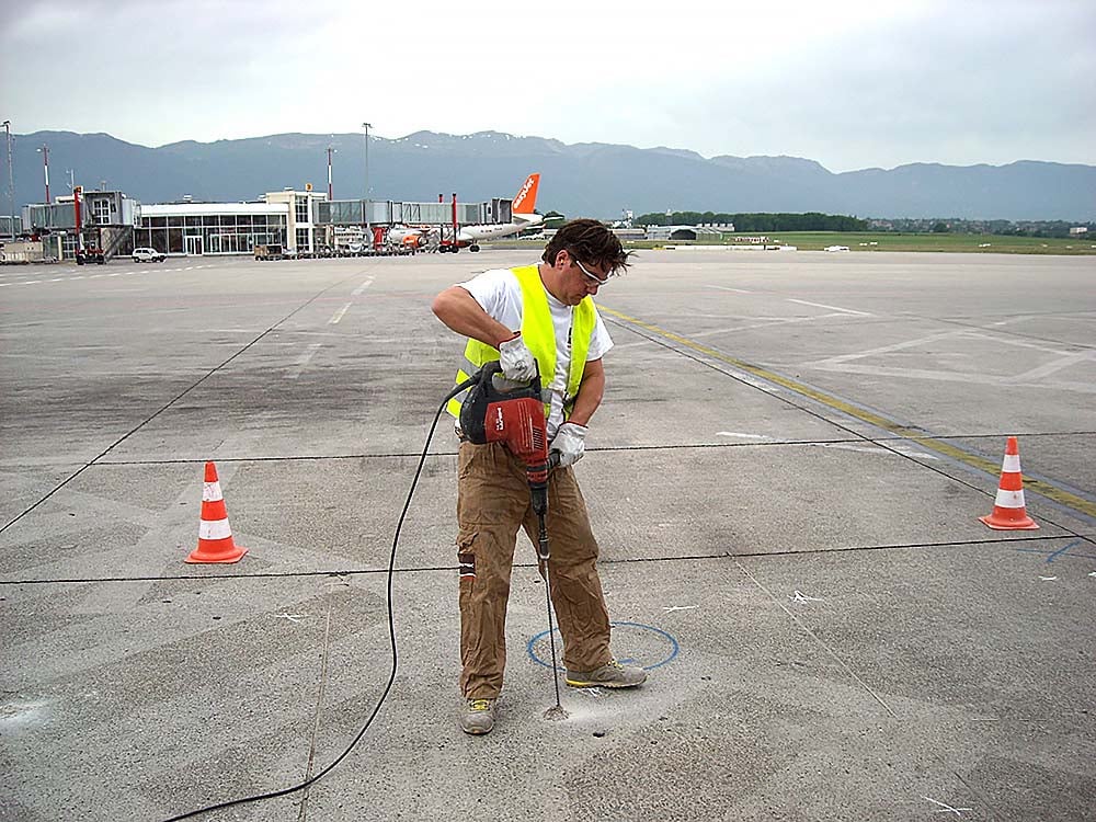 Perforación del terreno