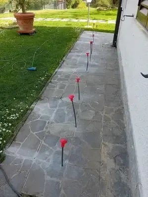 Malla de inyecciones