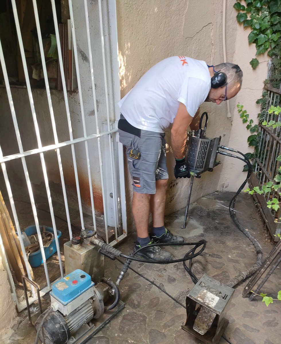 Realización de ensayo penetrométrico