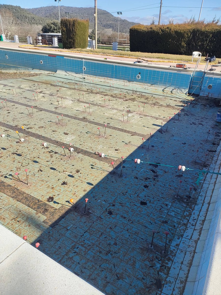 Intervención en una piscina