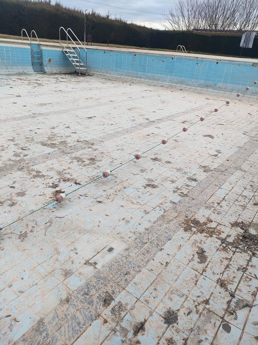 Vaso de la piscina tras la intervención