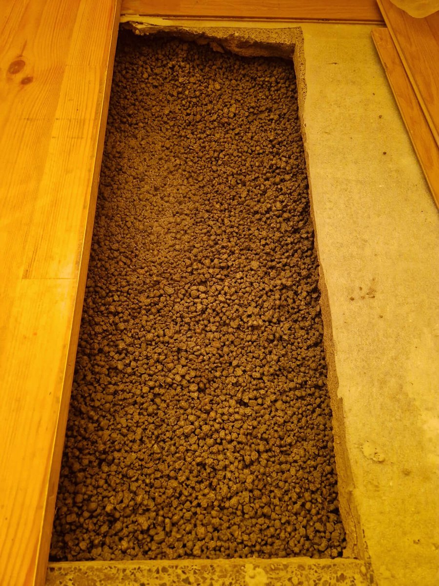 relleno del forjado sanitario