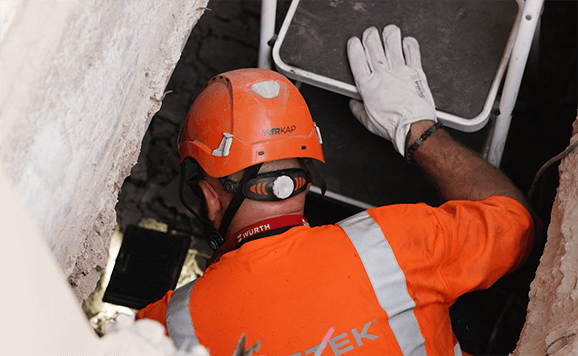 Interior del forjado sanitario