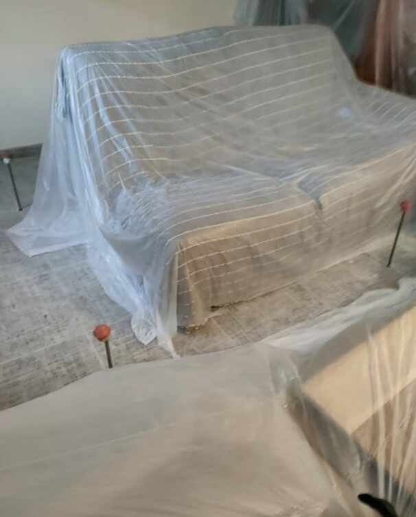 Inyecciones de resina en el interior de la vivienda