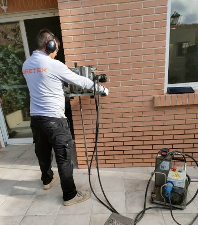 Realización de ensayo penetrométrico