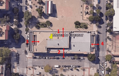 Plano de la zona de intervención