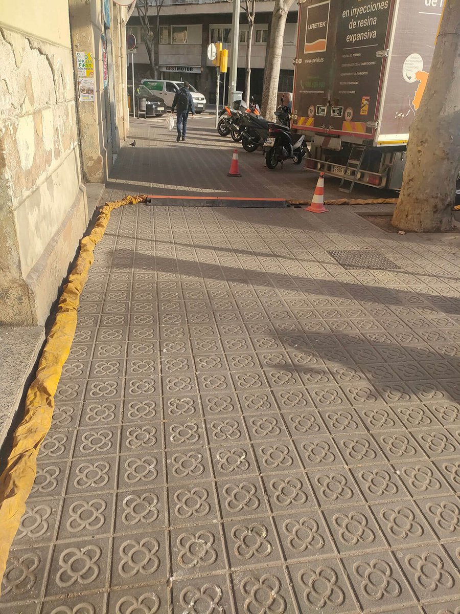 Emplazamiento del camión-taller en la zona