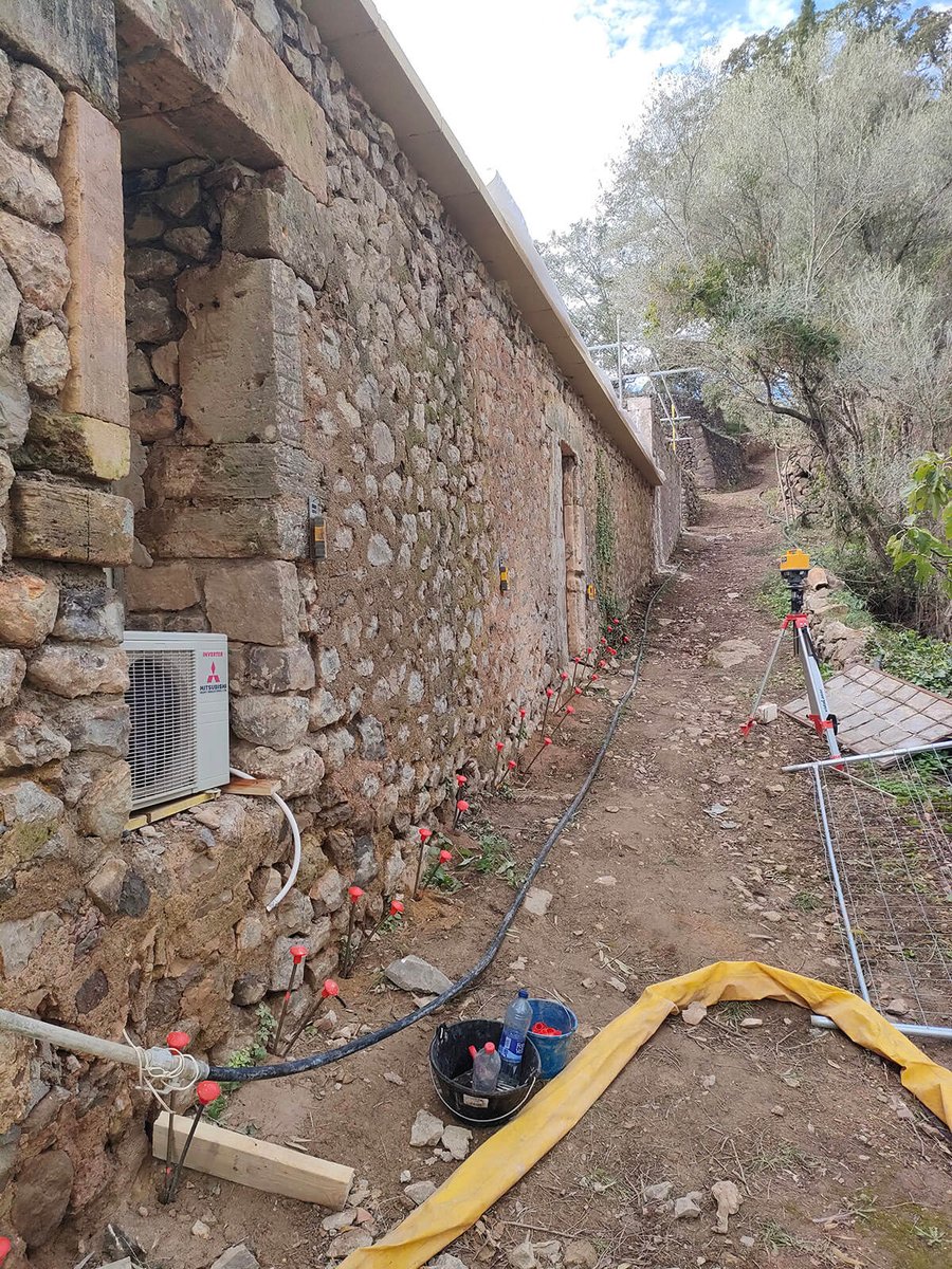 Inyecciones de resina para la consolidación del terreno de cimentación