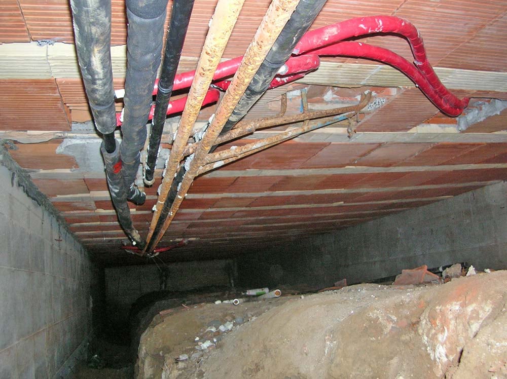Interior de la cavidad
