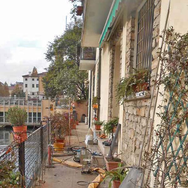 muro del edificio
