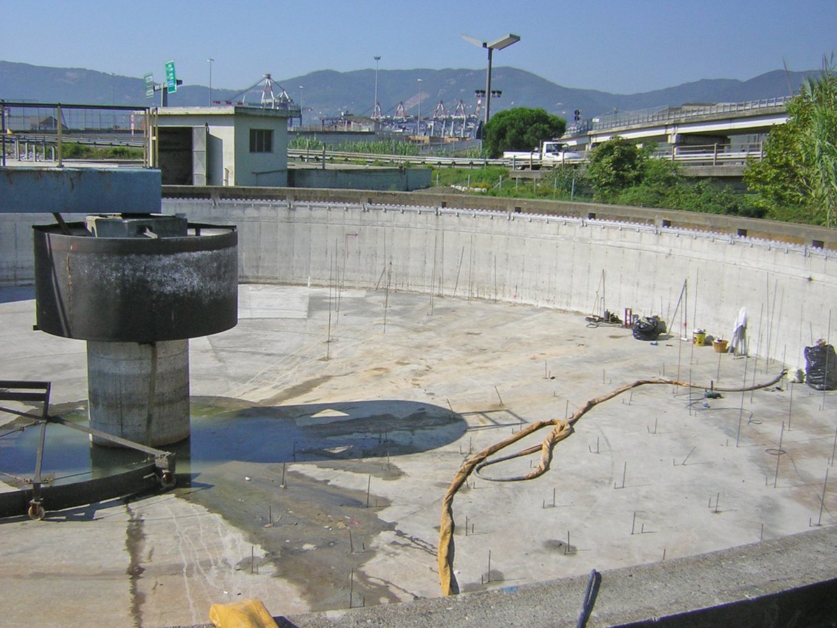 Superficie de la planta depuradora