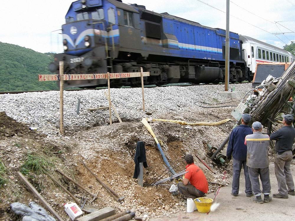 Intervención sin interrumpir el tráfico ferroviario