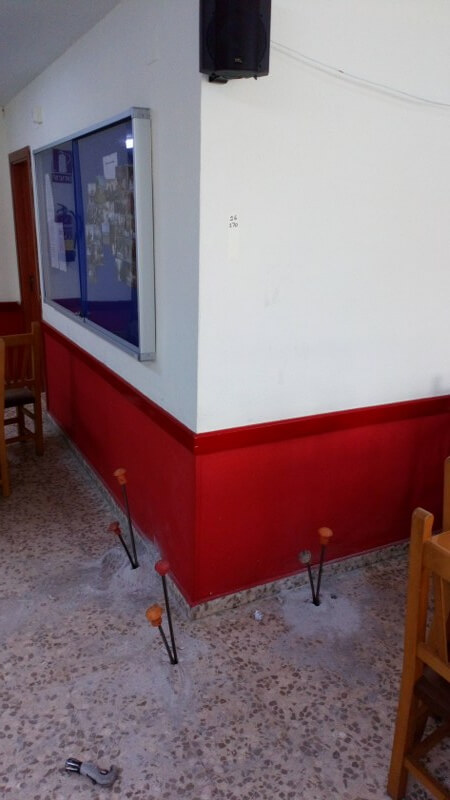 Malla de inyecciones