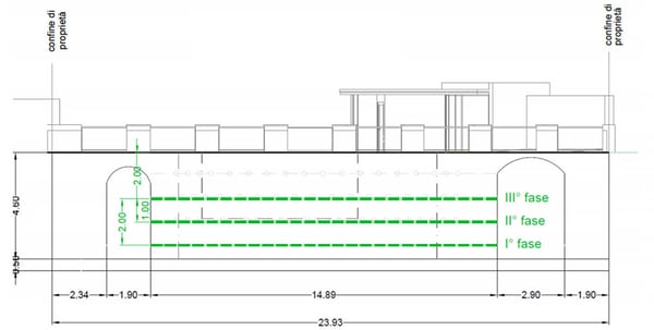Plano del muro a intervenir