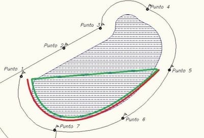 Plano de la piscina