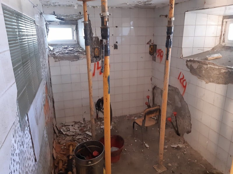 Zona de la intervención