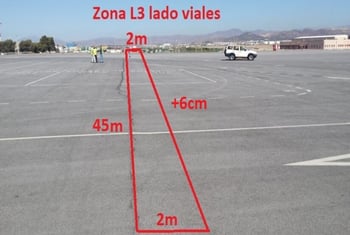 Zona de la intervención, lado viales