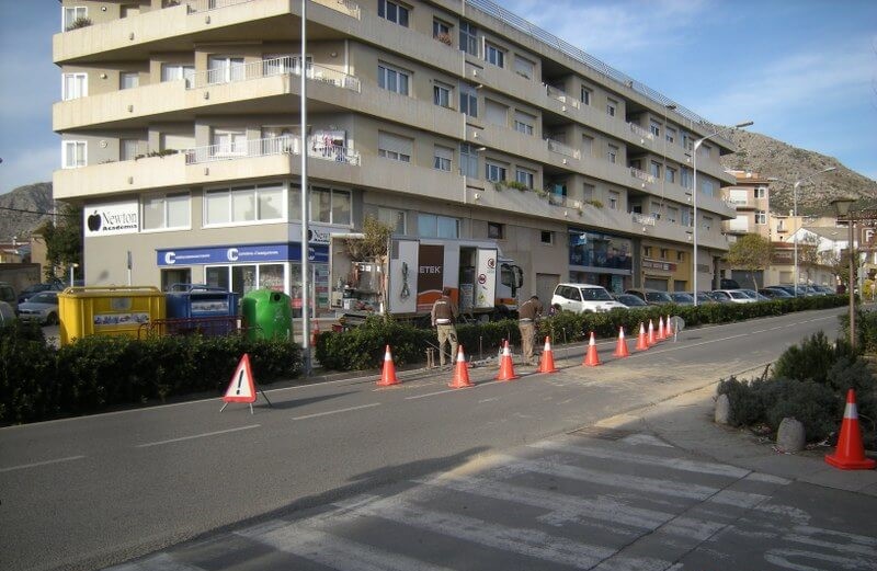 Zona de la intervención